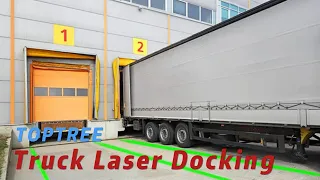 Green Laser Docking System for Trucks and Trailers - Dock Safety Guides