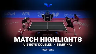 Ilia Koniukhov/Roman V. vs Tom Closset/Ugurcan Dursun | WTT Youth Star Contender Tunis (U15 BD 1/2)