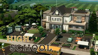 Школа Коппердейла Симс 4 🥇 High School The Sims 4 | Строительство | NO CC