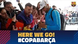 Trip to Sevilla with Boateng ahead of the cup match