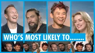 Jason Mamoa leads Aquaman Cast Playing Who's Most Likely