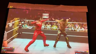 WWE 2k23:  Shinsuke  Nakamura VS Seth Rollins  Simulation world  championship   at payback