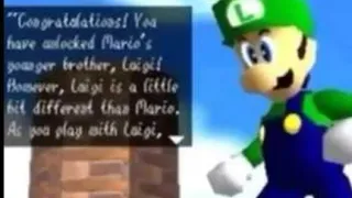 SuperMario64 Luigi Voice Clips (Unused)