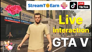 GTA 5 TikTok Live interaction tutorial. Stream To Earn S2E  Mod and Chaos Mod without button binding