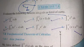 EX 7.8 Q1 TO Q6 SOLUTIONS OF INTEGRALS NCERT CHAPTER 7 CLASS 12th