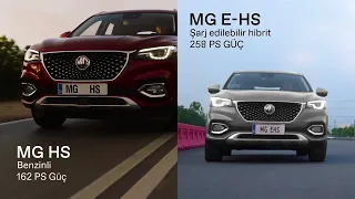 HS benzinli ve E-HS şarj edilebilir hibrit, MG Deneyim Noktaları'nda!