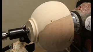 Woodturning - Cherry Crotch Calabash