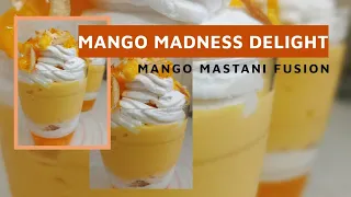 Mango Madness Delight| Creamy Mango Dessert Fusion Of Mango Mastani| Recipe By Bakester Kitchen