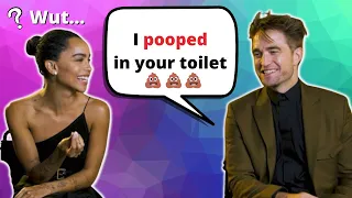 Robert Pattinson and Zoe Kravitz Making Fun of Each Other | The Batman Roast Moments