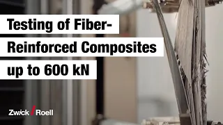 Testing of fiber-reinforced composites up to 600 kN