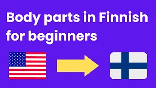 Body parts in Finnish for beginners with Pictures