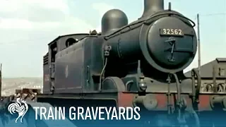 Scrapping the Old Iron Horses: Train Graveyards | British Pathé