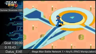 Mega Man Battle Network 1 - Speedrun by Dalus_EXE ~ Summer Showcase 2020