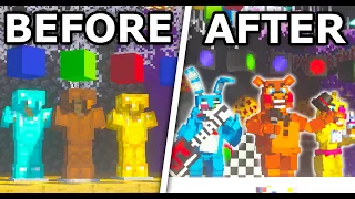 I BUILT my own FNAF 2 Pizzeria in Minecraft!