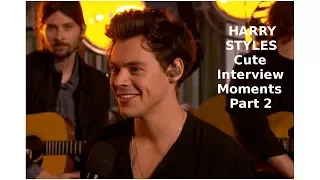 harry styles NEW cute and sweet interview moments part 2