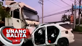 5 na sakay ng SUV, patay matapos sumalpok sa 22-wheeler; 2 pang pasahero, sugatan | UB