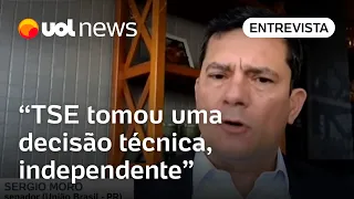 Sergio Moro sobre absolvição no TSE: 'Não fizeram nenhum favor'