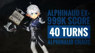 DFFOO [GL] Alphinaud Chaos - Alphinaud EX+ (40 Turns | 999k Score)