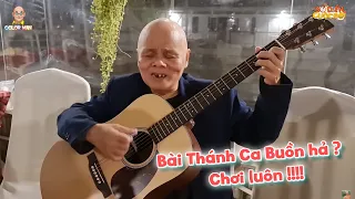 The Lifetime Show| Mr. Thanh Dien sings the Sorrowful Hymn beautifully after the show in Con Khuong.