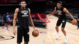 Giannis Antetokounmpo Skillset is Scary in Bucks Workout 😱