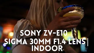 Sony ZV- E10 w/ Sigma 30mm F1.4 Cinematic Footage | Indoor | Food | 4K