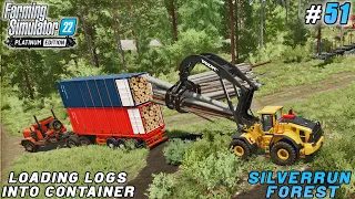 Fertilizing fields, harvesting and selling logs | Silverrun Forest | Farming simulator 22 | ep #51