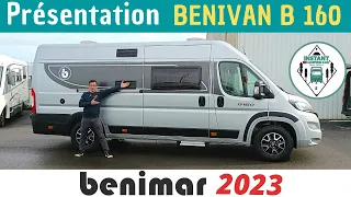 LITS JUMEAUX ! Présentation BENIMAR B160 modèle 2023 *Instant Camping-Car*