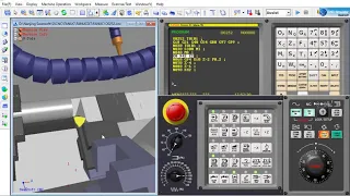 SSCNC. Fanuc 0iT. ч.5. Торцевая черновая обработка G94