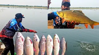 6 Hook Fishing Techniques | Mirgal Fishing Video | Rohu macli ka Sikar Video | Fishing Videos