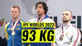 93 kg at IPF WORLDS 2023 / CAYCO vs HEDLUND vs KRASTEV