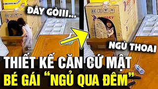 Thấy nhà có 'CHIẾC THÙNG TO', bé gái liền làm 'CĂN CỨ MẬT' để ngủ qua đêm | Tin Nhanh 3 Phút