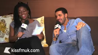 Drake talks to Kiss FM UK about touring, hanging with Rihanna + more !