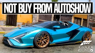 EVERY CAR YOU CAN NOT BUY FROM AUTOSHOW FORZA HORIZON 5