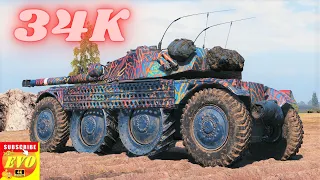 Panhard EBR 105 - 17K Spot + Damage &  EBR 105 - 17K   World of Tanks,WoT tank battle