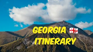 Full Itinerary for Georgia Travel | 5 day Itinerary Georgia | 7 day Itinerary Georgia #georgia