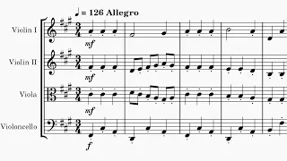 String Quartet in F# Minor | Movement III. Menuetto, Allegro - Sovereignty