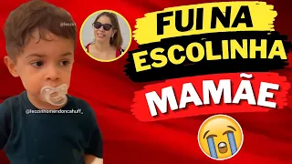 😭LEOZINHO CHEGA DA ESCOLINHA E PEDE PARA MOSTRAR PARA A MAMÃE😭, É DE CHORAR