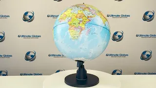 Ultimate Globes 360 Feature View of the Scout Globe 12" Diameter Desktop Globe for Children