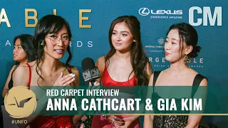 Anna Cathcart Crashes Gia Kim's Red Carpet Interview | UNFO 2023 Red Carpet with Leenda Dong