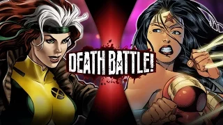 Rogue VS Wonder Woman (Marvel VS DC) | DEATH BATTLE!