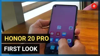 Honor 20 Pro first impressions: A premium mid-ranger with four cameras is here