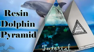 Resin Dolphin Pyramid| Blue Ocean and Underwater Life