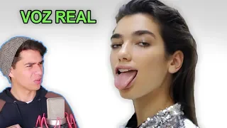 Escuchando la VOZ REAL de Dua Lipa sin Autotune | Vargott | www.Clasesdecanto.pro