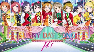 µ's - SUNNY DAY SONG - color coded (ROM/ENG/VIE)