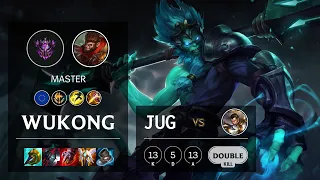 Wukong Jungle vs Xin Zhao - EUW Master Patch 11.17