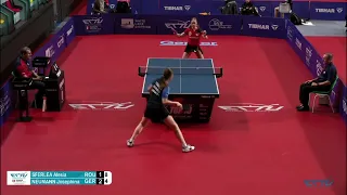 Josephina Neumann (GER) vs Alesia Sferlea (ROU) | U15 Rd 4 | 2022 Europe Youth Top 10