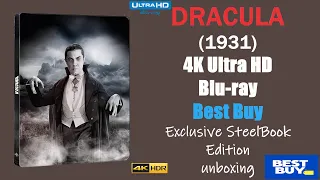 DRACULA (1931) 4K Ultra HD Blu-ray Best Buy Exclusive SteelBook Edition unboxing