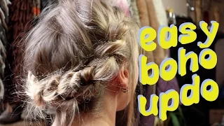 Easy Boho Updo | Hair Tutorial | Tuesday's Child
