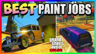 GTA 5 Online - Best RARE Paint Jobs! - Gold Chrome & Purple Galaxy 2023! (GTA 5 Paint Jobs 1.67)