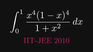 The Most Beautiful IIT JEE Integration Question